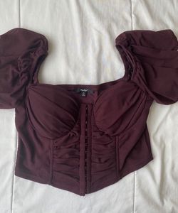 Mesh Corset Top