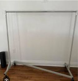 Freestanding Metal Clothing Rack