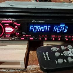 Pioneer Deh-x1810ub Cd Car Stereo/Remote