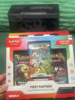 Series’s 2 first partner illustration collection also have pitch black etb both sealed