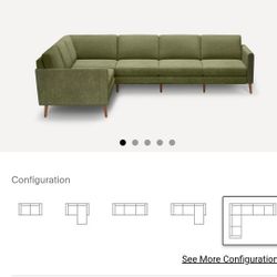 Green Sectional From Burrow 