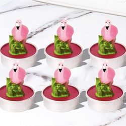 SUNKER Flamingo Tealight Candles Smokeless Handmade Delicate Candle Kit Cute Animals Perfect for Birthday Gifts Festival Party Wedding Home Decor Spa(