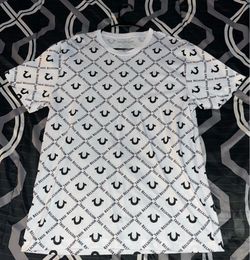 True Religion Men's Monogram All Over Print T-Shirt