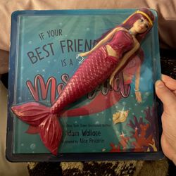 Brand New Mermaid Doll With book included
