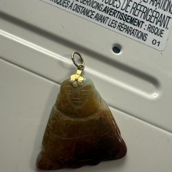 14k Gold Buddha 