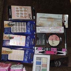 NEW NUEVOS Concealers, Press on nails, nail strips, thickening hair shampoo, eyeshadow palettes, eyelash primers, pressed eyeshadows, blushes, highlig