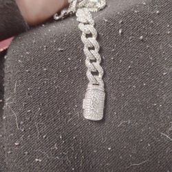 Premium Bracelet Diamonds,Silver On Back