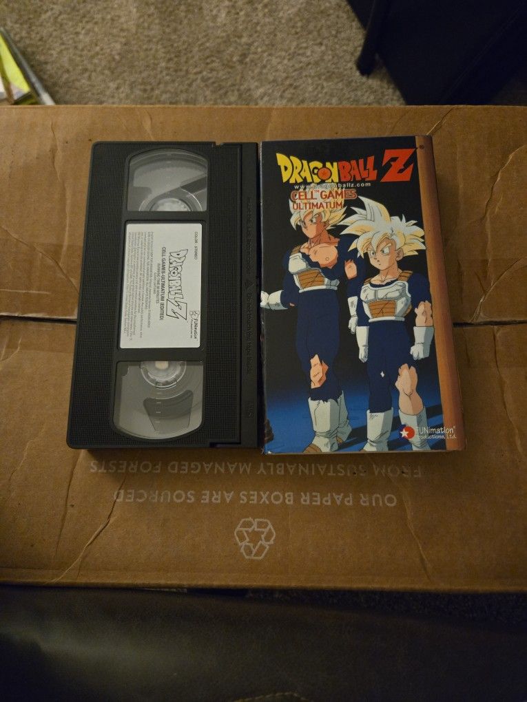 Dragon Ball Z VHS Tape "Cell Games - Ultimatum"