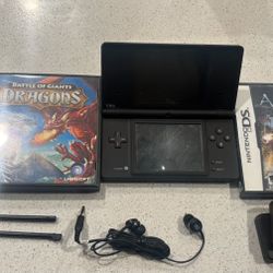 Used Nintendo DS + Two Games 