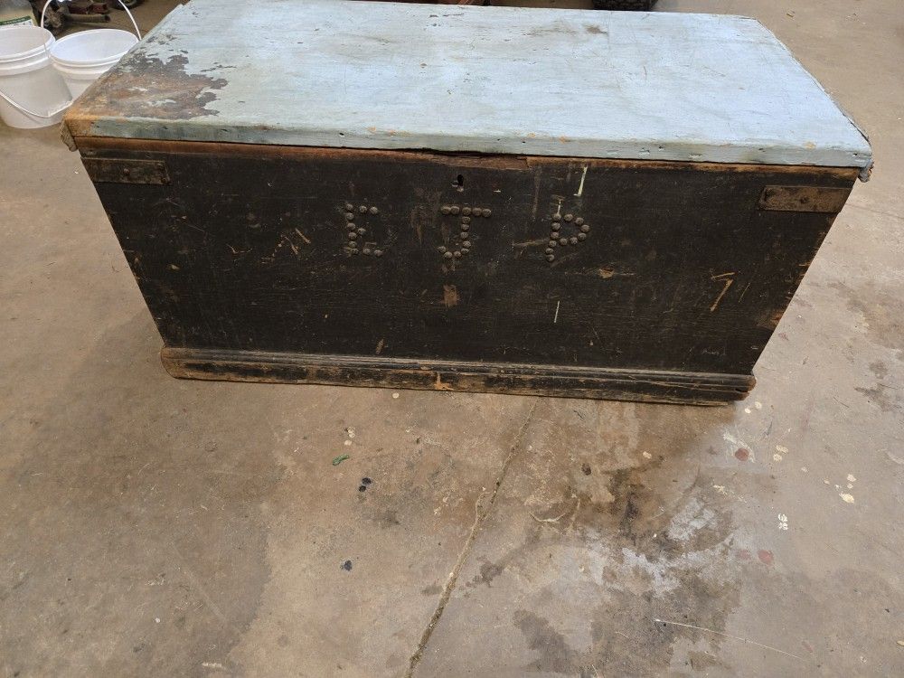 Old Wooden Trunk
