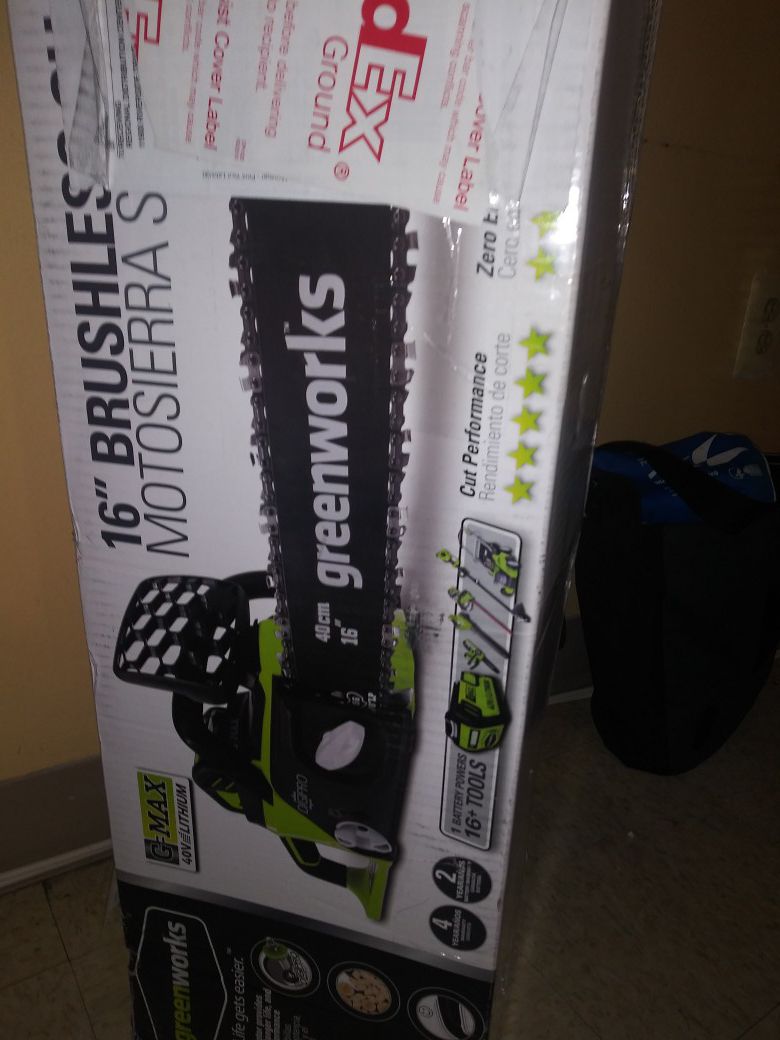 16 in brushless chainsaw