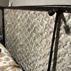 Full Mattress With Box Spring And Metal Frame