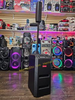 Portable Bluetooth Speaker 🔈 PRO AUDIO❗️5000w - 2 Wireless Mic 💥