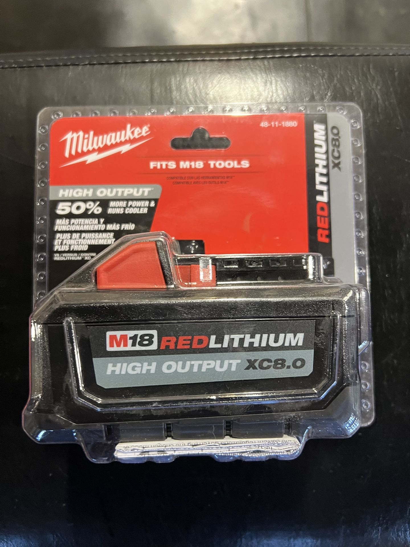 Milwaukee 8.0 High Output Battery New