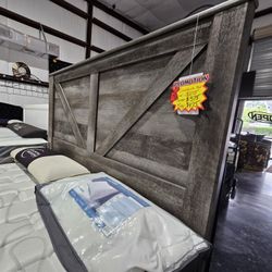 Crossbuck Complete Bed Frame NEW Queen