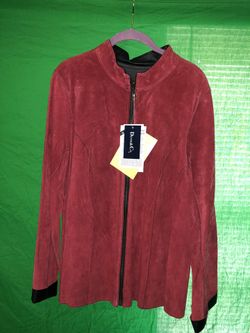 Suede Denim Co. Red Jacket New with Tags