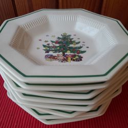 Nikko Christmastime Bowls, Set of 8.