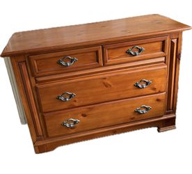 Vintage wood dresser