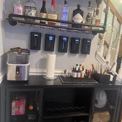 Bar Table & Wall mounted shelf