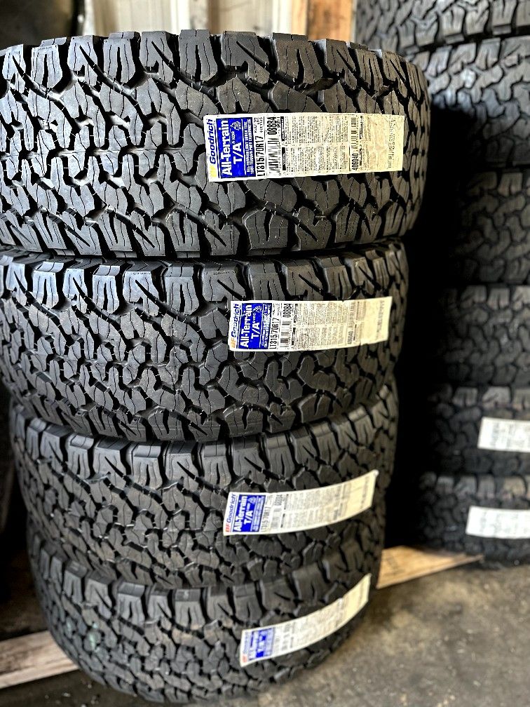 LT315/70/17 BF Goodrich ko2 4 new tires installed for Sale in Huntington Beach, CA OfferUp