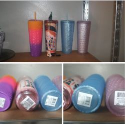 4 Starbucks Mugs Tags bottom attached