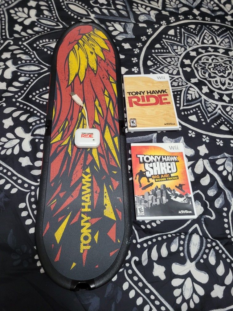 Nintendo Wii Tony Hawk skateboard