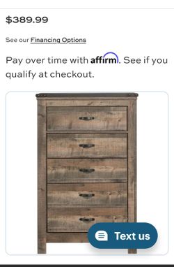 Ashley furniture. Chest of drawers