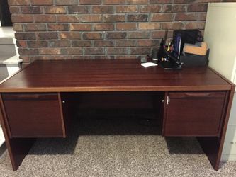 File cabinets and table