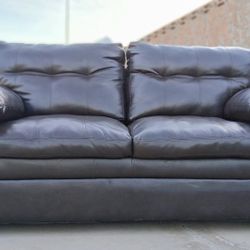 Faux Leather Loveseat Delivery Service Available! 🚚