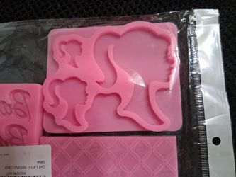 Barbie silicone molds set