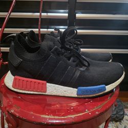 Adidas NMD_R1 Primeknit Uncaged Black Size 9 Men's Box Not Included.