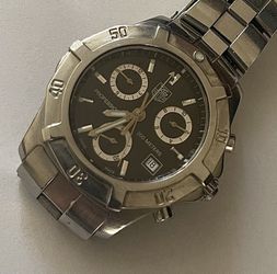TAG HEUER Exclusive CN1110 Quartz Black Dial Wristwatch Used Chronograph Date