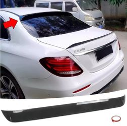 Gloss Black Rear Window Roof Spoiler For 17-23 Mercedes E-Class W213 (All Sedan)