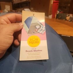 Beach Pop Up Shelter Blue/Green - Sun Squad