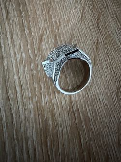 Ring VVS Moissanite Diamond Sz 7