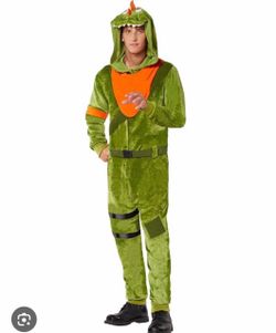 Halloween mens Fornite Rex jumpsuit   S/M