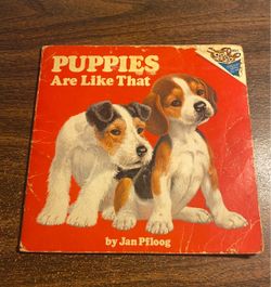 Vintage Puppies Are Like That Children’s Book – Jan Pfloog