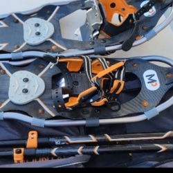 Snowshoes And Poles