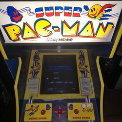 Super Pacman Original Arcade Machine Game