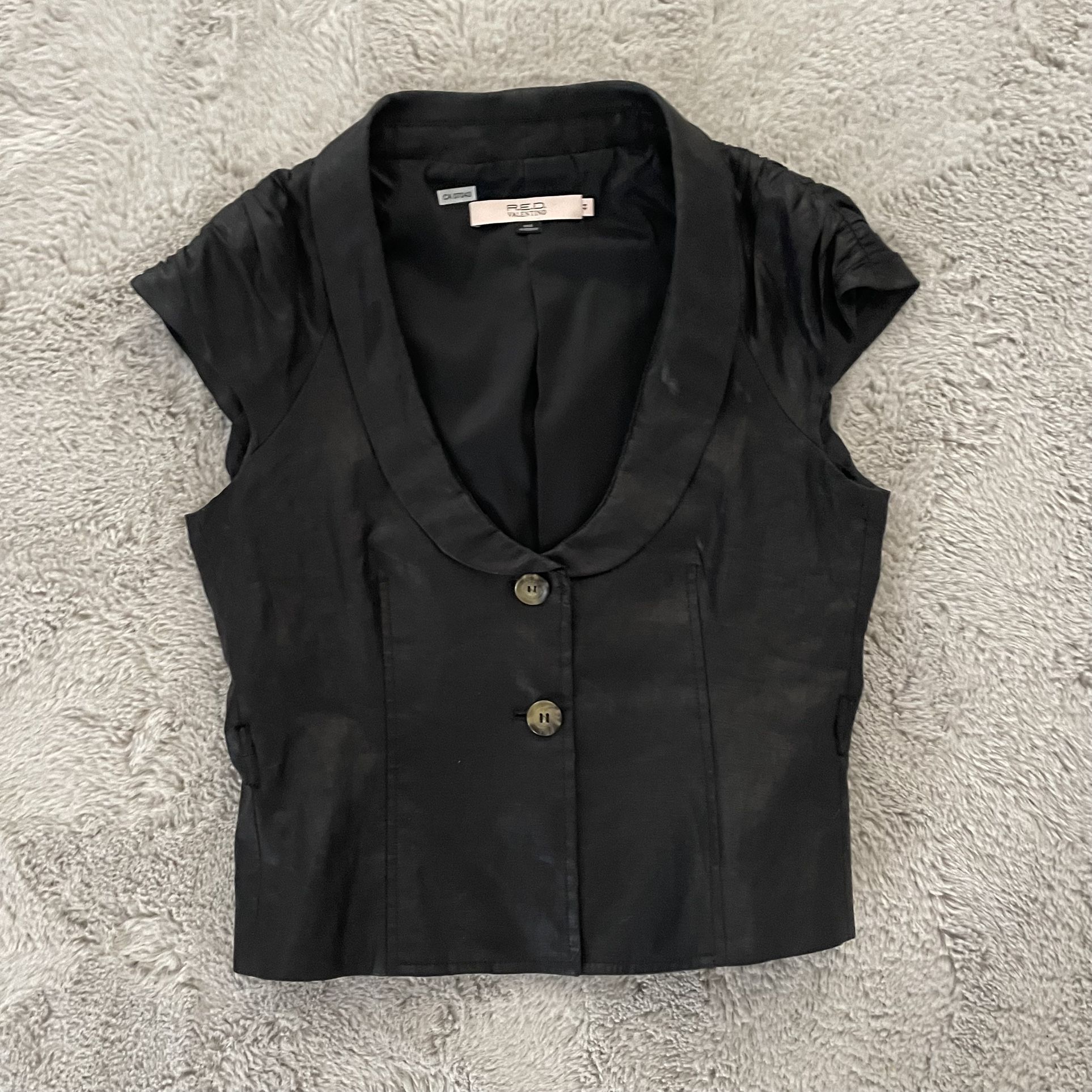 2000s RED Valentino Linen Vest | Size 44