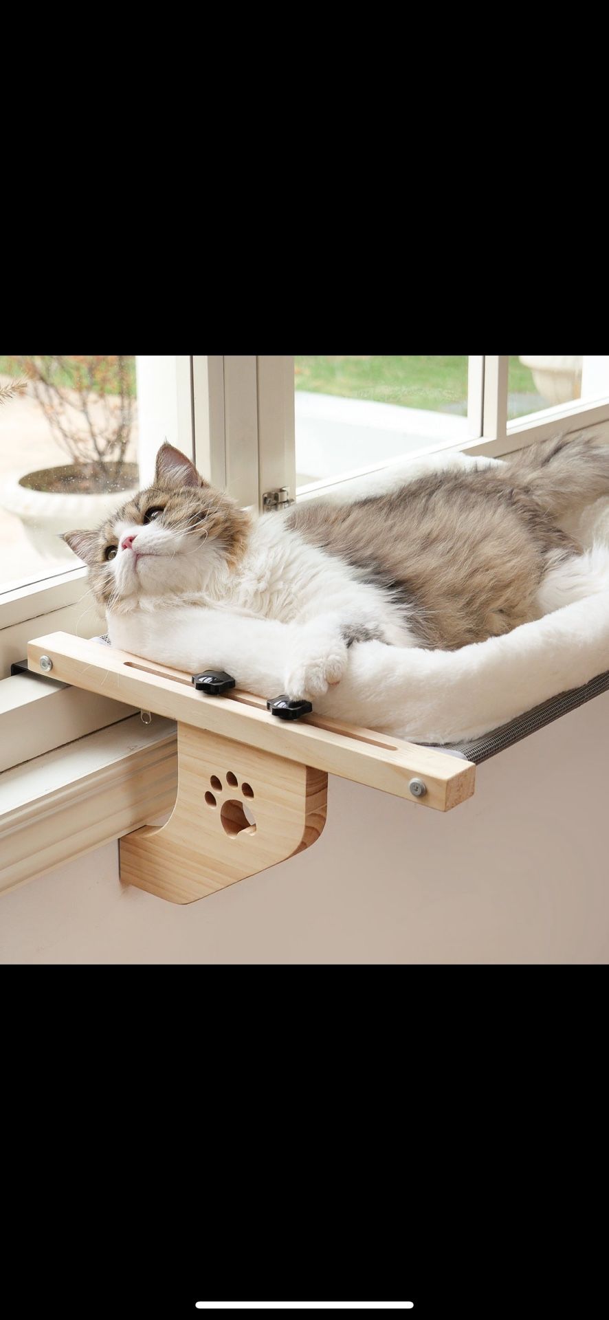 AMOSJOY Cat Windowsill Cushion Perch — New, Unopened