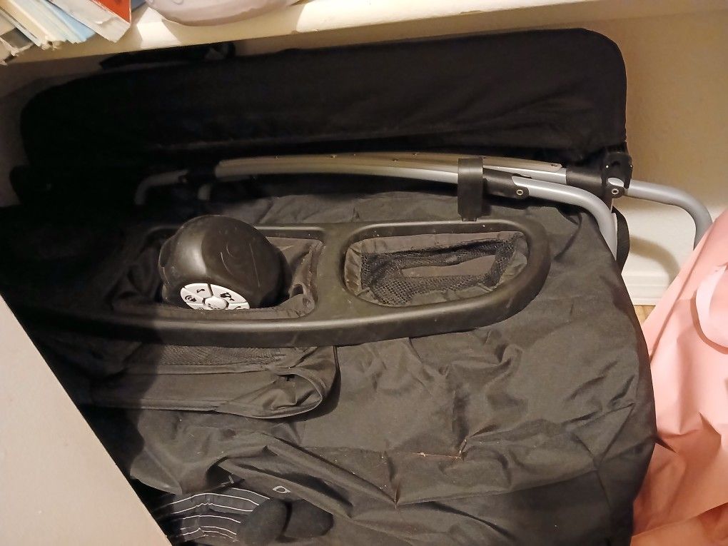 Pack and play, mattress for it, double stroller, and other baby things