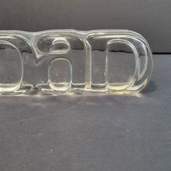 Vintage Avon And Fostoria 1982 Dad Paper Weight