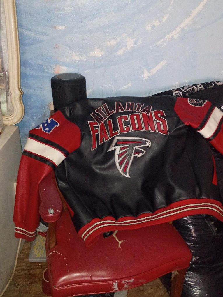 Large NFL Leather FALCON Jacket