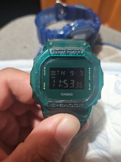 G shock clear green