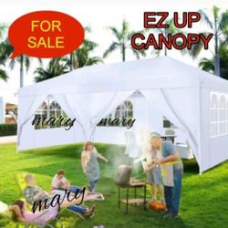 10'x20' Pop Up Canopy, Folding Party Tent with 6-panel Removable Sidewalls, Heavy Duty Outdoor Commercial Instant Gazebo 