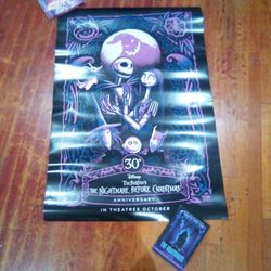 The Nightmare Before Christmas 30th Anniversary Disney Poster