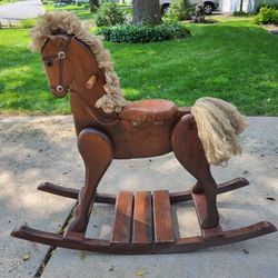 Wood Rocking Horse