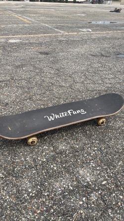 WhiteFanz Complete Skateboard