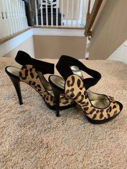 Leopard Heels